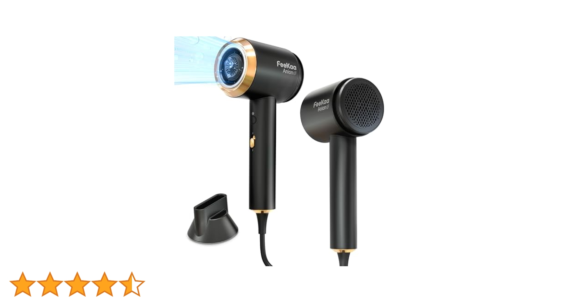 Amazon | ドライヤー 大風量 速乾 軽量 静音 低温 髪質改善 2億